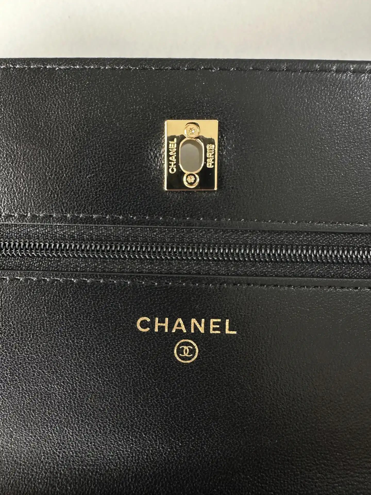 Chanel AP4241 Classic Wallet On Chain Lambskin Black