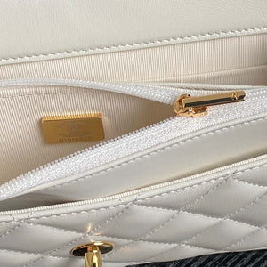 Chanel AP4282 19 Wallet On Chain Shiny Lambskin  Imitation Pearls & Gold-Tone Metal White - Default Title - View 8