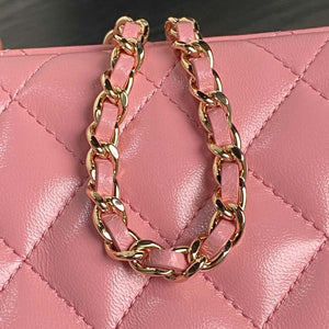 Chanel AP4301 Clutch Embossed Rhinestone with Chain Vanity Box bag Pink - Default Title - View 7