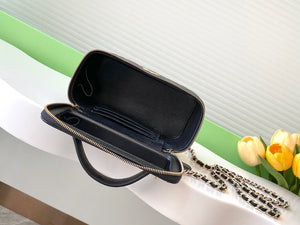 Chanel AP4404 Long Vanity with Chain Grained Calfskin & Gold-Tone Metal - Default Title - View 8