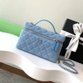 Chanel AP4407 Vanity with Chain Denim Blue Bag