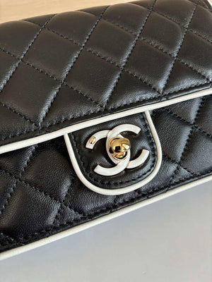 Chanel  AP4511  Spring-Summer 2025 Pre-collection Wallet On Chain Black & White - Default Title - View 5