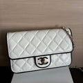 Chanel  AP4511  Spring-Summer 2025 Pre-collection Wallet On Chain White &  Black - Default Title - View 1