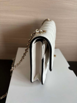 Chanel  AP4511  Spring-Summer 2025 Pre-collection Wallet On Chain White &  Black - Default Title - View 8