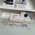 Chanel Ap4515 Clutch With Chain in Lambskin gold White - Default Title - View 1