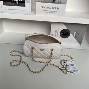 Chanel Ap4515 Clutch With Chain in Lambskin gold White - Default Title - View 7