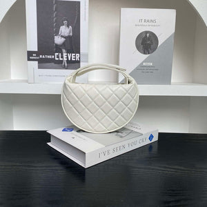 Chanel AP4584 25S  Pouch Grained White Calfskin Imitation Pearl Gold - Default Title - View 2