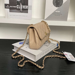 Chanel AP4592 25S Mini Flap Lambskin Apricot gold - Default Title - View 4