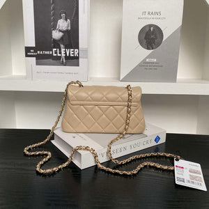 Chanel AP4592 25S Mini Flap Lambskin Apricot gold - Default Title - View 9