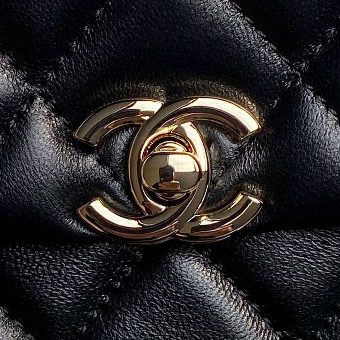 Chanel AP4592 25S Mini Flap Black Lambskin gold - Default Title - View 3