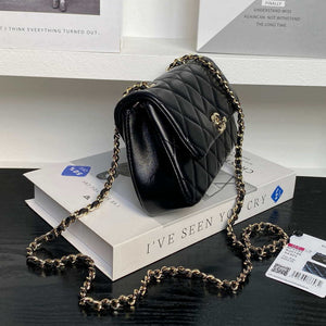 Chanel AP4592 25S Mini Flap Black Lambskin gold - Default Title - View 4