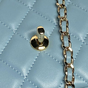 Chanel AP4592 25S Mini Flap Lambskin Blue gold - Default Title - View 7