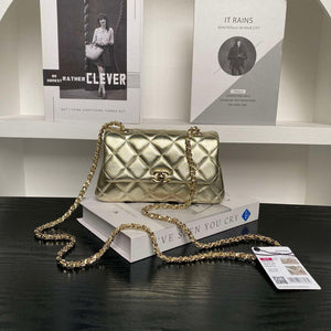 Chanel AP4592 25S Mini Flap Lambskin Gold - Default Title - View 1
