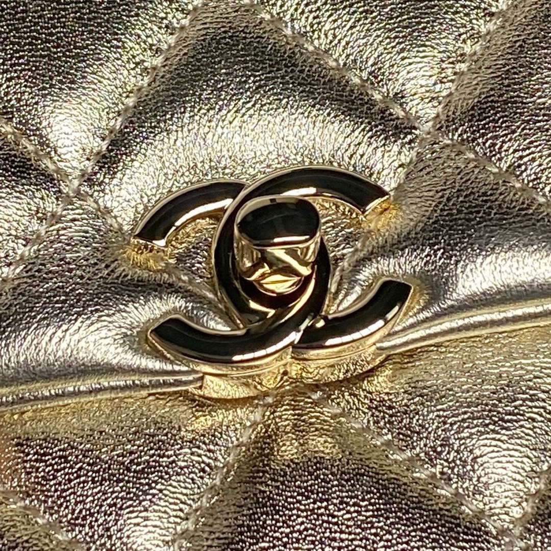 Chanel AP4592 25S Mini Flap Lambskin Gold - Default Title - View 3