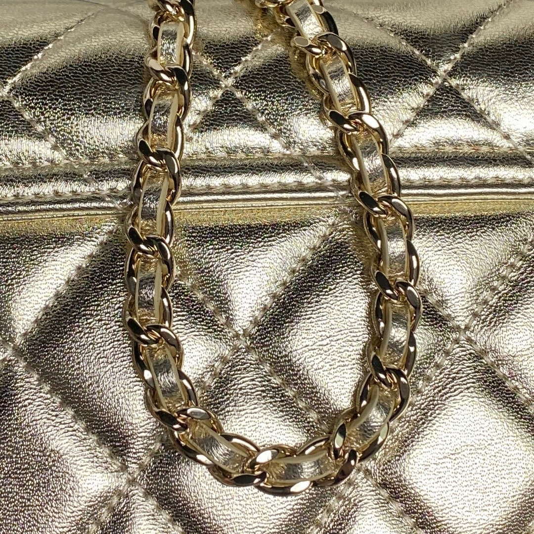 Chanel AP4592 25S Mini Flap Lambskin Gold - Default Title - View 5