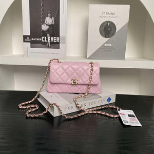 Chanel AP4592 25S Mini Flap Lambskin Pink gold - Default Title - View 1