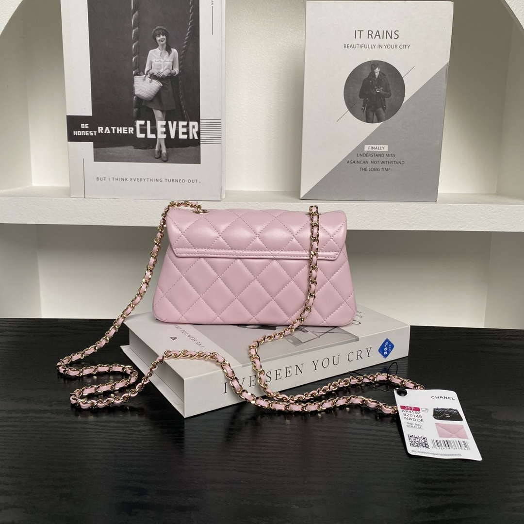 Chanel AP4592 25S Mini Flap Lambskin Pink gold - Default Title - View 2