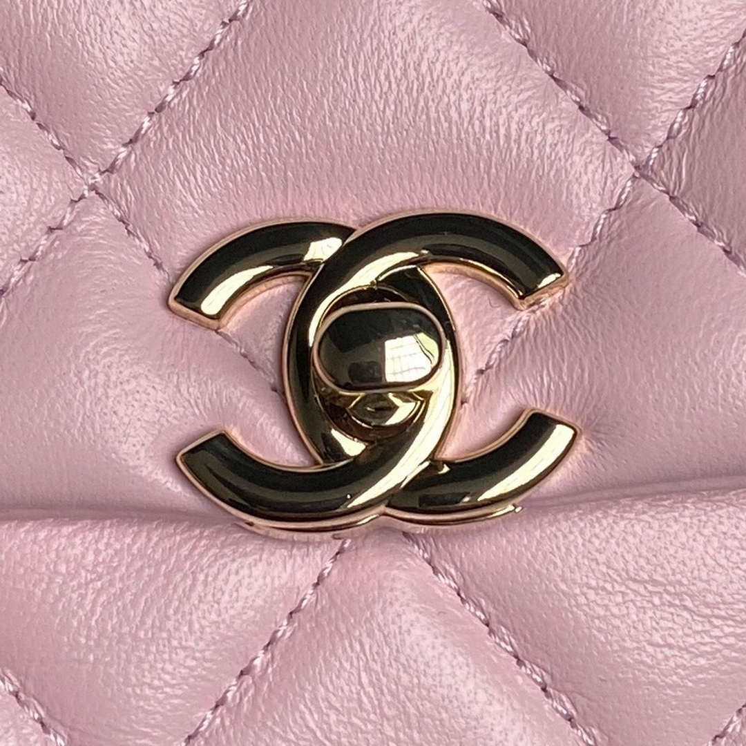 Chanel AP4592 25S Mini Flap Lambskin Pink gold - Default Title - View 3