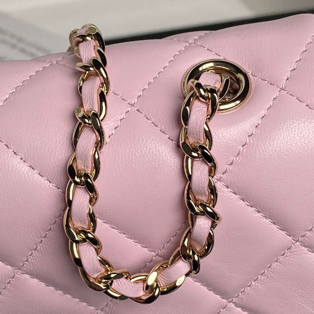 Chanel AP4592 25S Mini Flap Lambskin Pink gold - Default Title - View 4