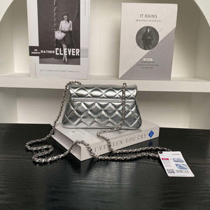 Chanel AP4592 25S Mini Flap Lambskind Silver - Default Title - View 2