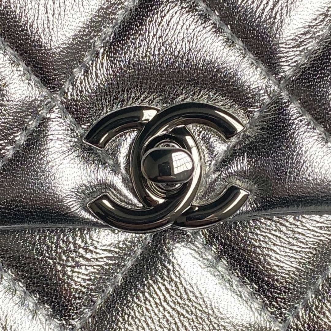 Chanel AP4592 25S Mini Flap Lambskind Silver - Default Title - View 3