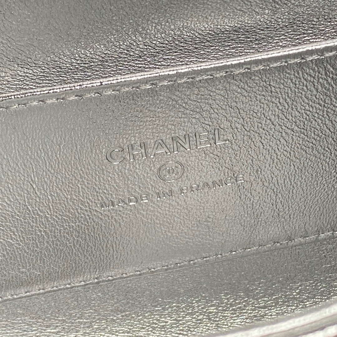 Chanel AP4592 25S Mini Flap Lambskind Silver