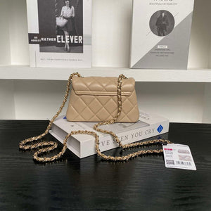 Chanel AP4593 25S Mini Flap Lambskin Apricot gold - Default Title - View 2