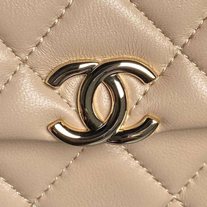 Chanel AP4593 25S Mini Flap Lambskin Apricot gold - Default Title - View 3