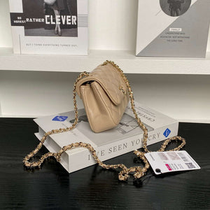 Chanel AP4593 25S Mini Flap Lambskin Apricot gold - Default Title - View 5