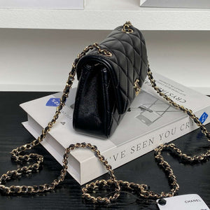 Chanel AP4593 25S Mini Flap Lambskin Black gold - Default Title - View 5