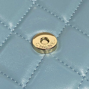 Chanel AP4593 25S Mini Flap Lambskin Blue gold - Default Title - View 9