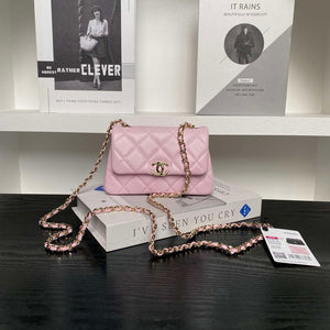 Chanel AP4593 25S Mini Flap Lambskin Pink gold - Default Title - View 1