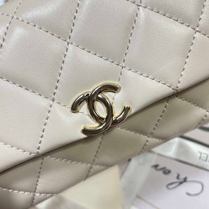 Chanel AP4593 25S Mini Flap White Lambskin with Gold - Default Title - View 7