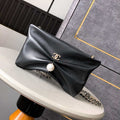 Chanel AP4613 Shiny Lambskin Imitation Pearl & Gold-Tone Metal Black - Default Title - View 1