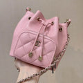 Chanel AP4775 25B  Clutch with chain Grained Shiny Calfskin Gold-Tone Metal Pink