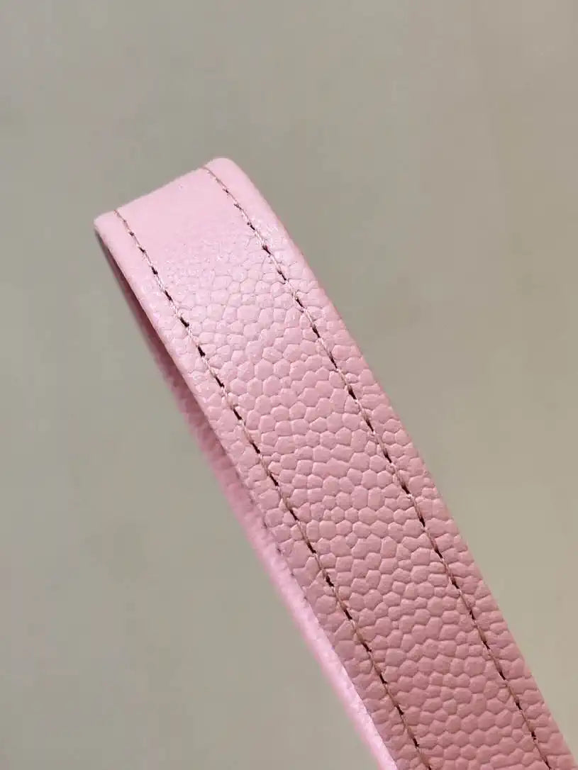 Chanel AP4775 25B  Clutch with chain Grained Shiny Calfskin Gold-Tone Metal Pink