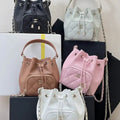 Chanel AP4775 25B  Clutch with chain Grained Shiny Calfskin Brown