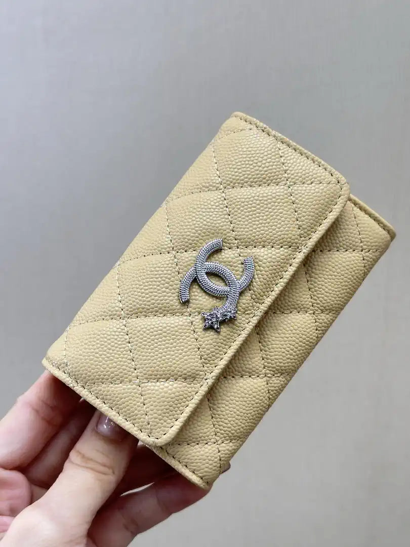 Chanel  AP4812 Flap Wallet Grained shiny calfskin