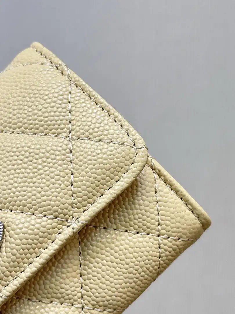 Chanel  AP4812 Flap Wallet Grained shiny calfskin