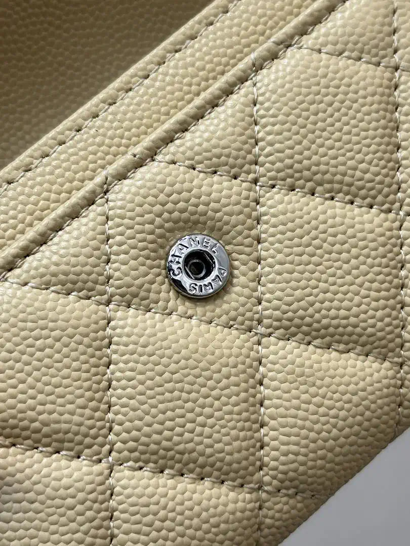 Chanel  AP4812 Flap Wallet Grained shiny calfskin