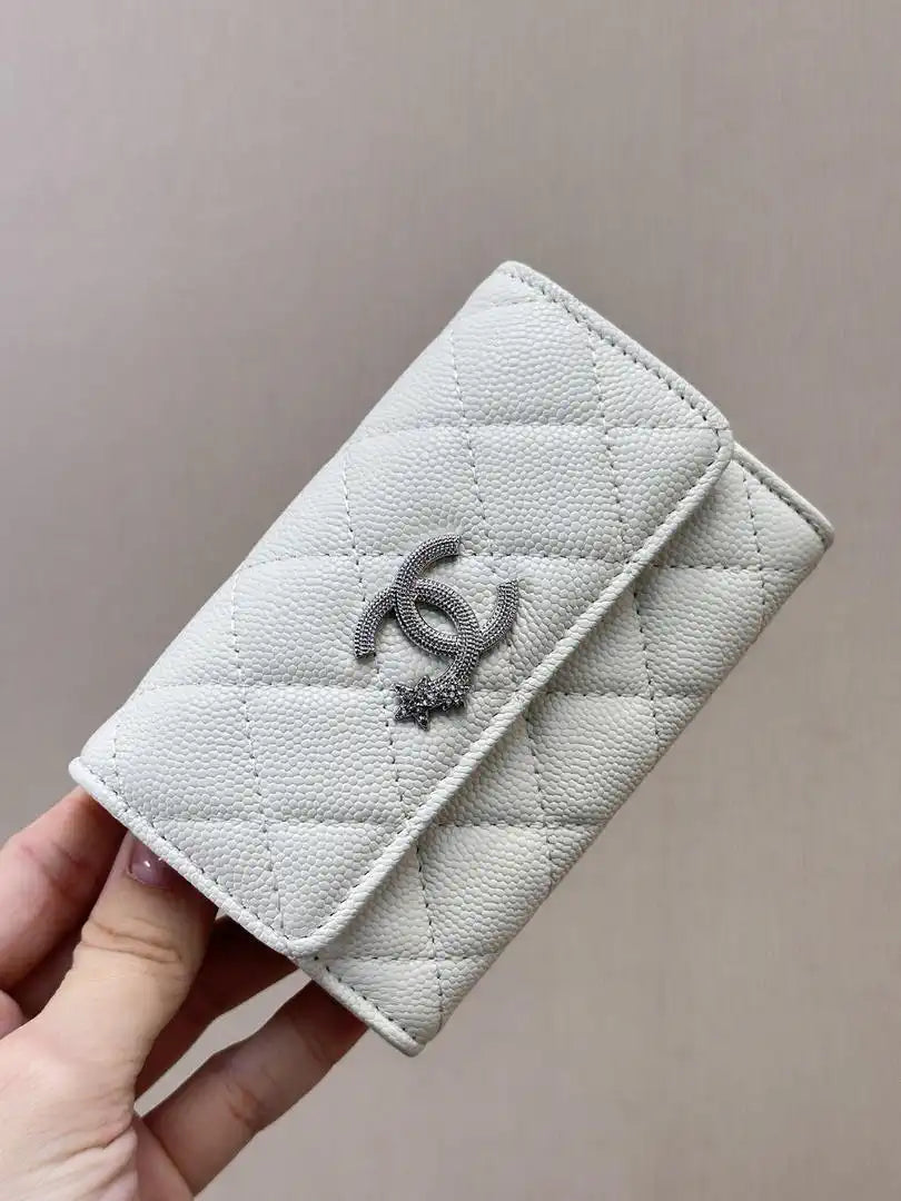 Chanel  AP4812 Flap Wallet Grained shiny calfskin