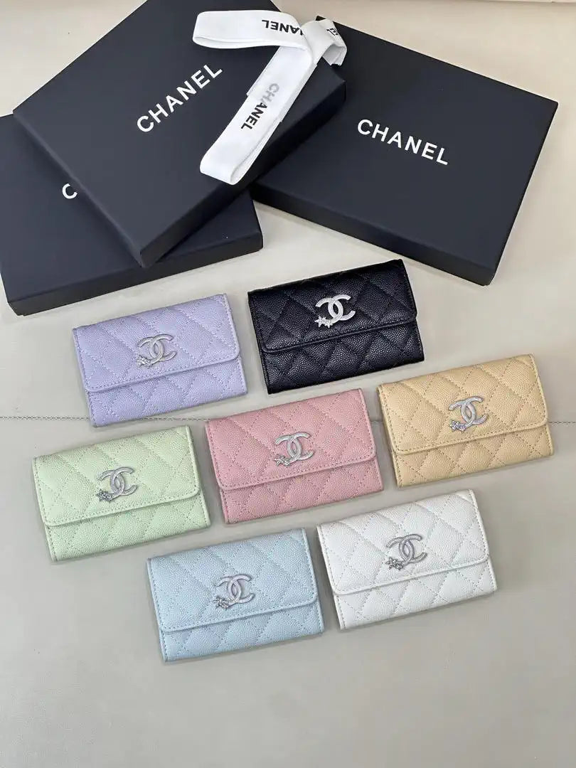 Chanel  AP4812 Flap Wallet Grained shiny calfskin
