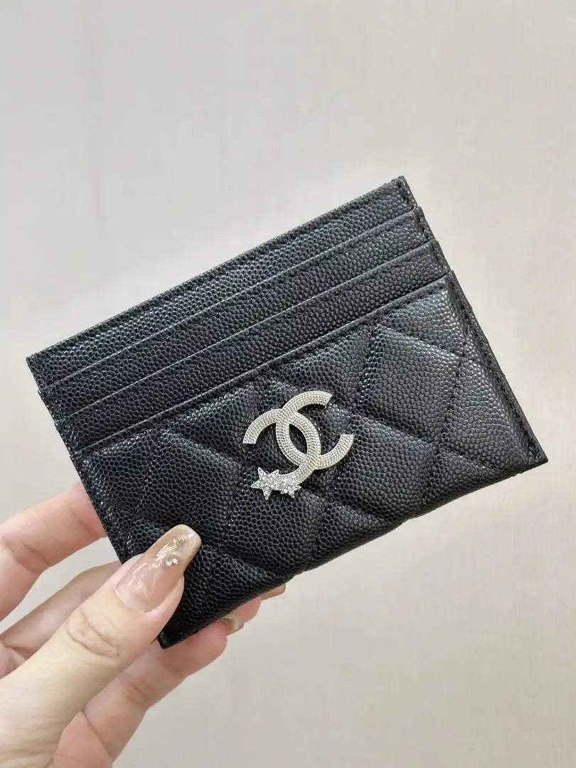 Chanel  AP4814 Card Hold Grained shiny calfskin