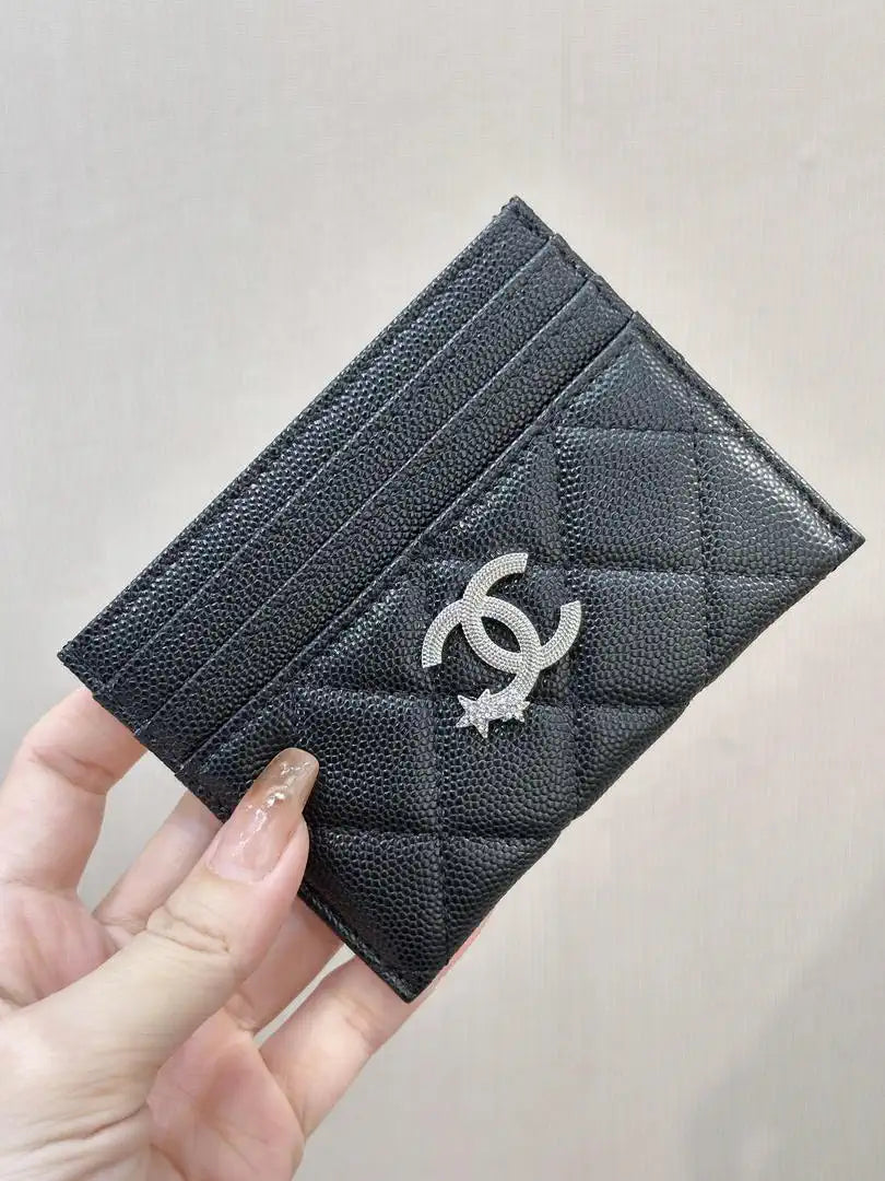 Chanel  AP4814 Card Hold Grained shiny calfskin