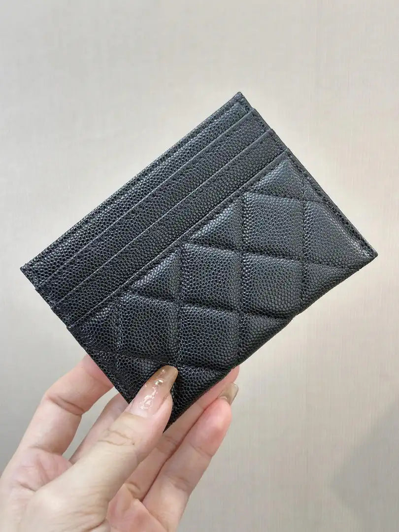 Chanel  AP4814 Card Hold Grained shiny calfskin