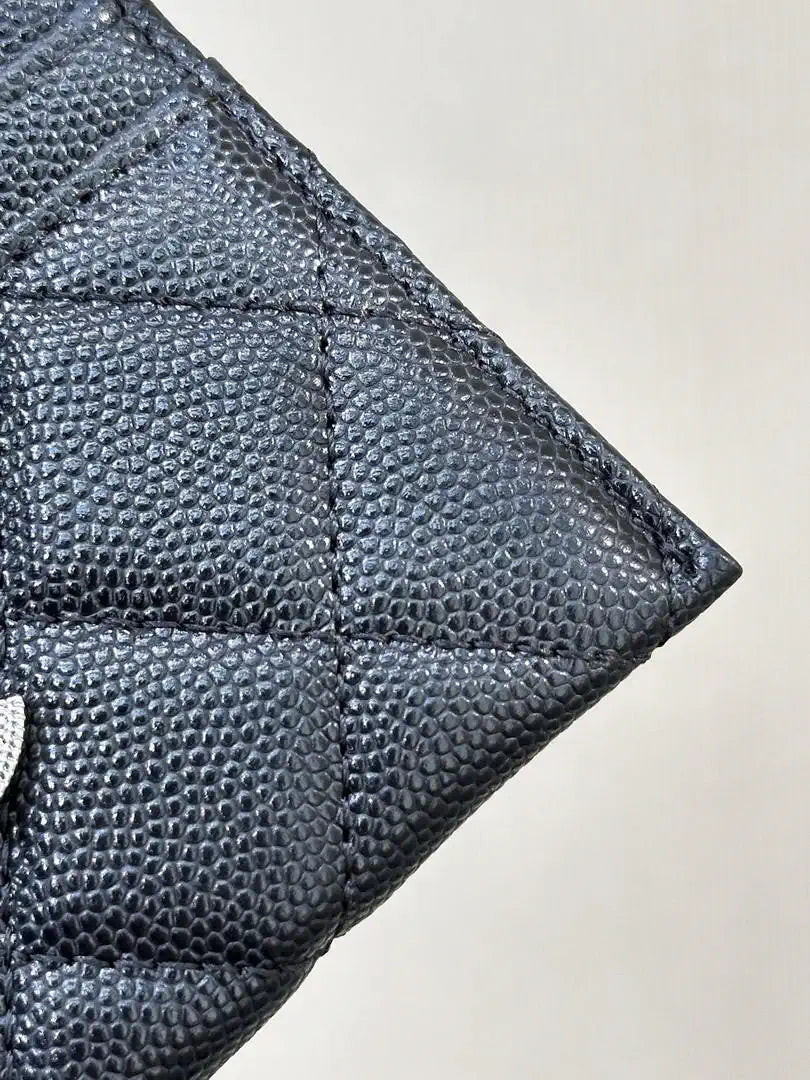 Chanel  AP4814 Card Hold Grained shiny calfskin