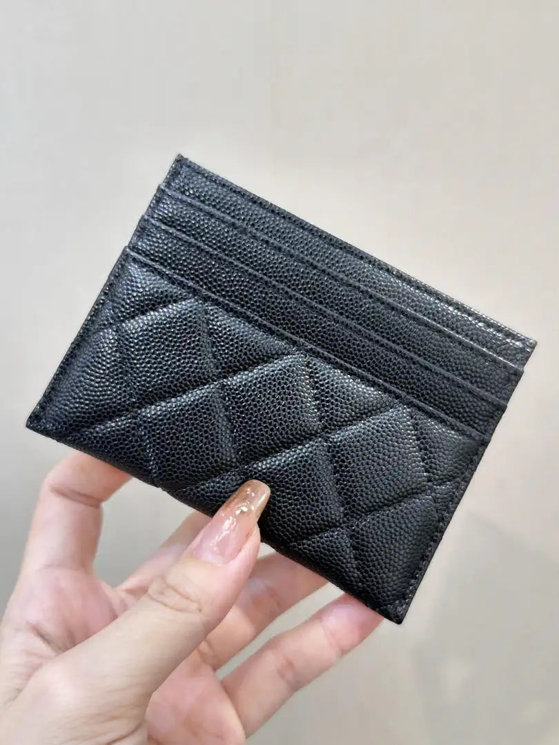Chanel  AP4814 Card Hold Grained shiny calfskin