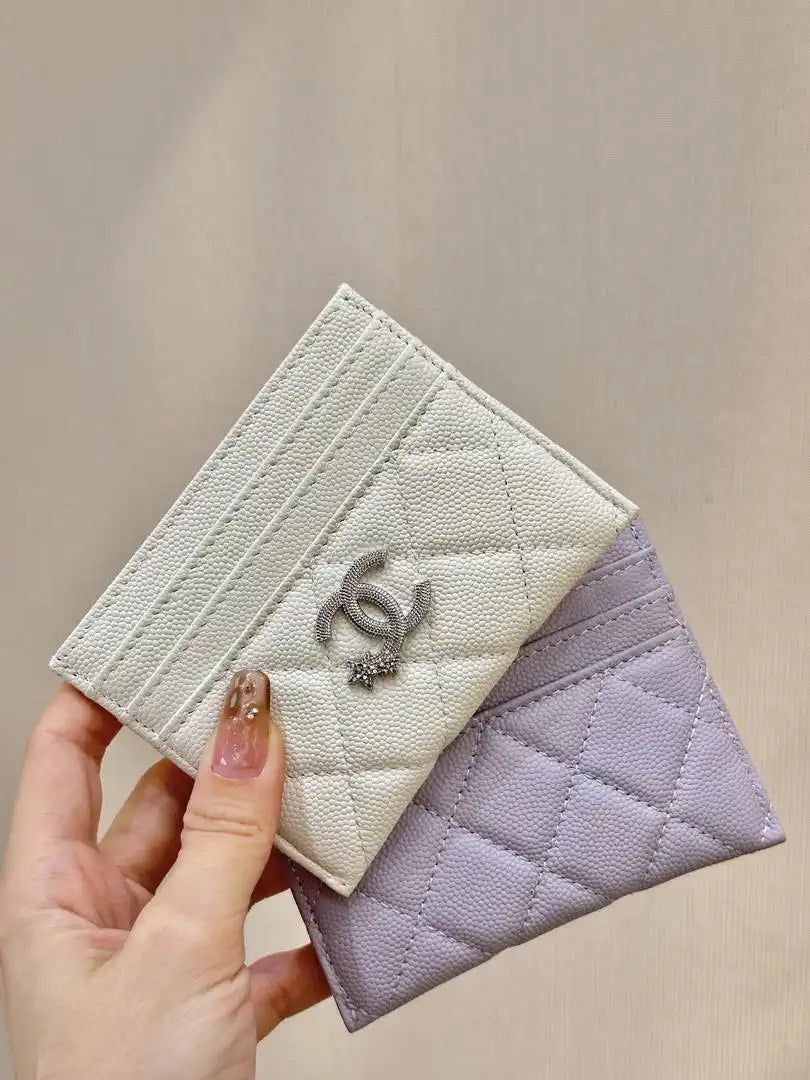 Chanel  AP4814 Card Hold Grained shiny calfskin