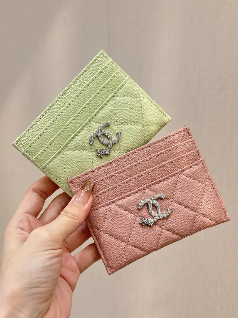 Chanel  AP4814 Card Hold Grained shiny calfskin