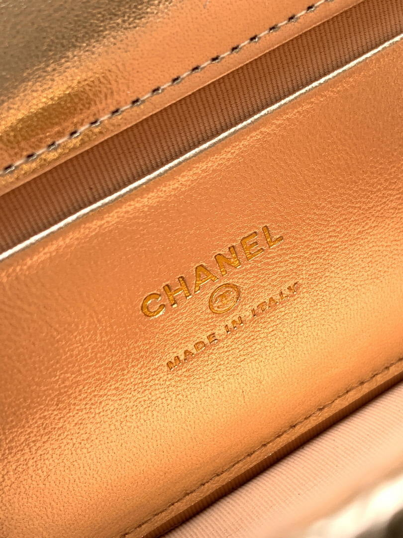 Chanel AP4975 Clutch With Chain Lambskin Imitation Pearls & Gold-Tone Metal  Gold